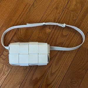 Crossbody Belt Bag - White